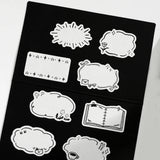BGM Roll Seal Writeable Stickers : Sketch