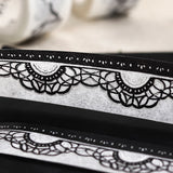 BGM Masking Tape Foil Stamping Monotone Lace