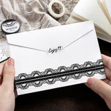 BGM Masking Tape Foil Stamping Monotone Lace