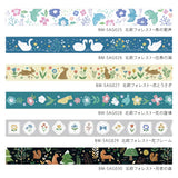 BGM Masking Tape Nordic Forest Swan Lake