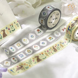 BGM Masking Tape Nordic Forest Flowers and Rabbits