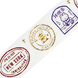 BGM Masking Tape World Cafe Travel : Stamps