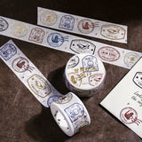 BGM Masking Tape World Cafe Travel : Stamps