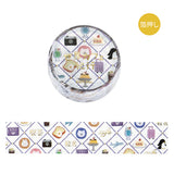 BGM Masking Tape World Cafe Travel : Mini Stamps