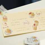BGM Masking Tape Travel, Cafe & Diary Honey