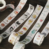 BGM Masking Tape Travel, Cafe & Diary Honey
