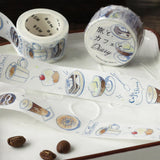 BGM Masking Tape Travel, Cafe & Diary Mocha