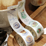 BGM Masking Tape Travel, Cafe & Diary Mocha
