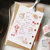 BGM Masking Tape Travel, Cafe & Diary Rose