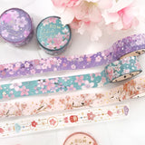 BGM Cherry Blossom Limited Edition Masking Tape: Cat and Flower Lanterns