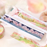 BGM Cherry Blossom Limited Edition Masking Tape: Lined Train Street