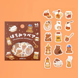 BGM Flakes Seal Fluffy Animals Honey Bear