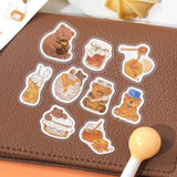 BGM Flakes Seal Fluffy Animals Honey Bear