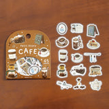 BGM Flakes Seal Petit Story : Cafe