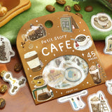 BGM Flakes Seal Petit Story : Cafe