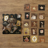 BGM Flakes Seal Cafe A La Mode Post Office Brown