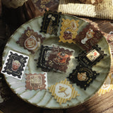 BGM Flakes Seal Cafe A La Mode Post Office Brown