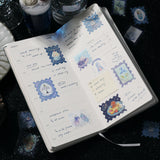 BGM Flakes Seal Cafe A La Mode Post Office Blue
