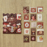 BGM Flakes Seal Cafe A La Mode Post Office Red