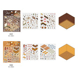 BGM Seat Seal Diorama 2.5D Seal Coffee Shop
