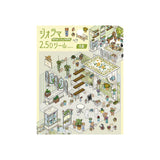 BGM Seat Seal Diorama 2.5D Seal Flower Shop