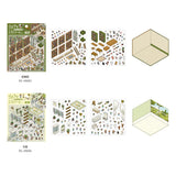 BGM Seat Seal Diorama 2.5D Seal Flower Shop