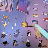 BGM Seat Seal Diorama 2.5D Seal Fantasy World