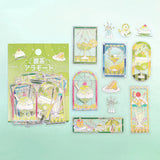 BGM Clear Seal Cafe A la Mode Stained Glass Green