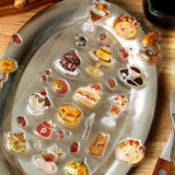 BGM Seat Seal Kyururun Seal Cafe a la Mode Creme Brulee