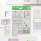 BGM Clear Stamp Records Sheet