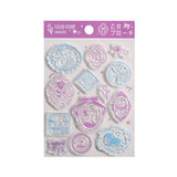 BGM Clear Stamp Maiden Brooch