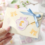 BGM Clear Stamp Maiden Brooch