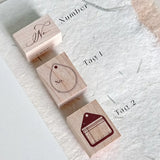 NOVE Jourt'aime 2 Rubber Stamps Number