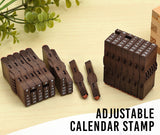 SHACHIHATA Numbering Stamp Calendar