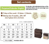 SHACHIHATA Numbering Stamp Calendar