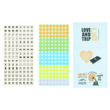 TRAVELER'S Notebook Customised Sticker Set for Diary 2025