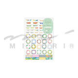 MIDORI Yuru Log Sticker 1 Sheet Decoration