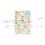 MIDORI Yuru Log Sticker 1 Sheet Feeling