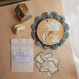 ELSIEWITHLOVE Paper Packs Frames Cream Laid Paper