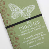 Lukis Conteng Tulis Notebook The Dreamer Light Green