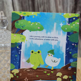 PANDA YOONG Frog & Ducky Waterfall Postcard