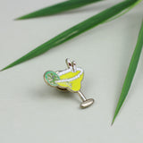 SUPA LUNA Enamel Pin Lime Cocktail