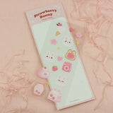 PANDA YOONG Strawberry Bunny Transparent Sticker Sheet