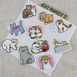 SUPA LUNA Sticker Pack Cat Family 2