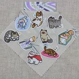 SUPA LUNA Sticker Pack Cat Family 5