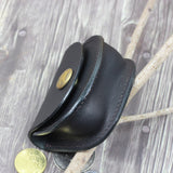 TSL Original Leather Coin Case Black