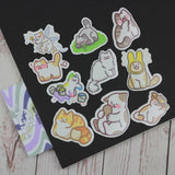 SUPA LUNA Sticker Pack Cat Family 3