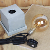 SMALL OBJECT Concrete Lamp Grey