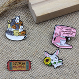 SUPA LUNA Enamel Pin You Can't Pour From Empty Cup