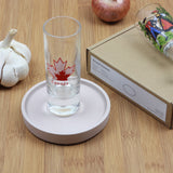 SMALL OBJECT Coaster Round Pink Beige